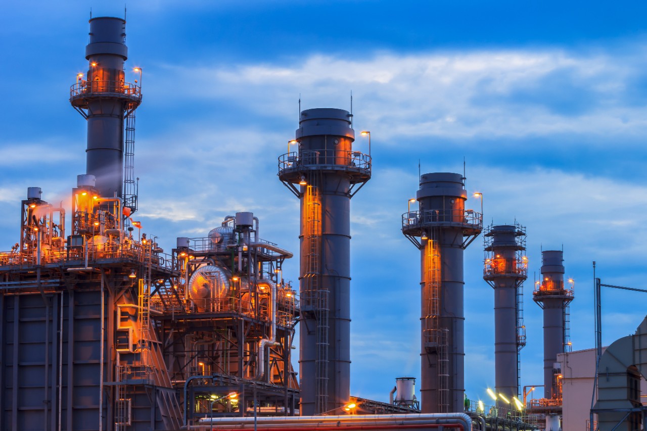 gas turbine electrical power plant shutterstock 559380220